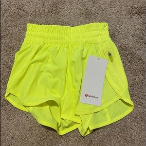 0 neon yellow shorts
